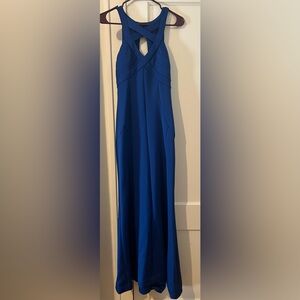Elegant Blue Maxi Dress